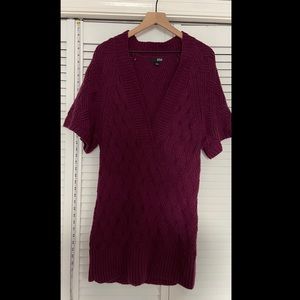 Burgundy Sweater Dress